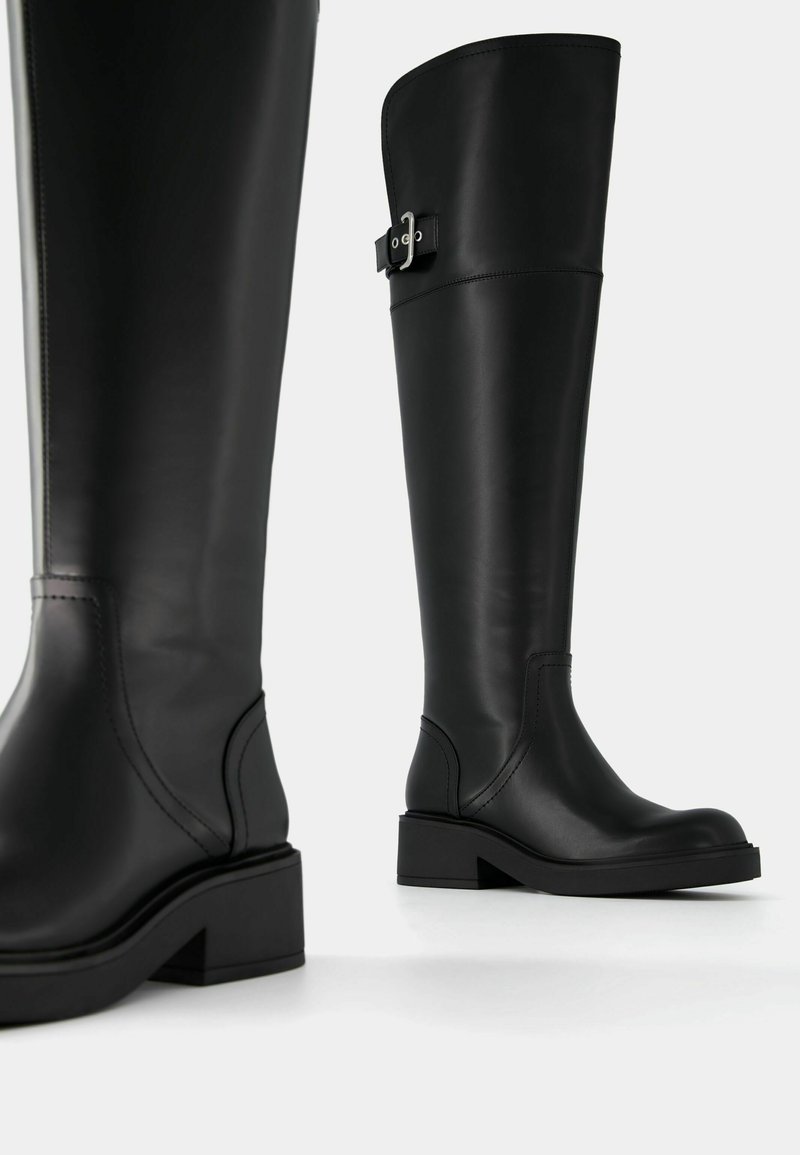 Bershka Bershka Cowboy/Biker boots - black Nur noch ein Tag übrig
