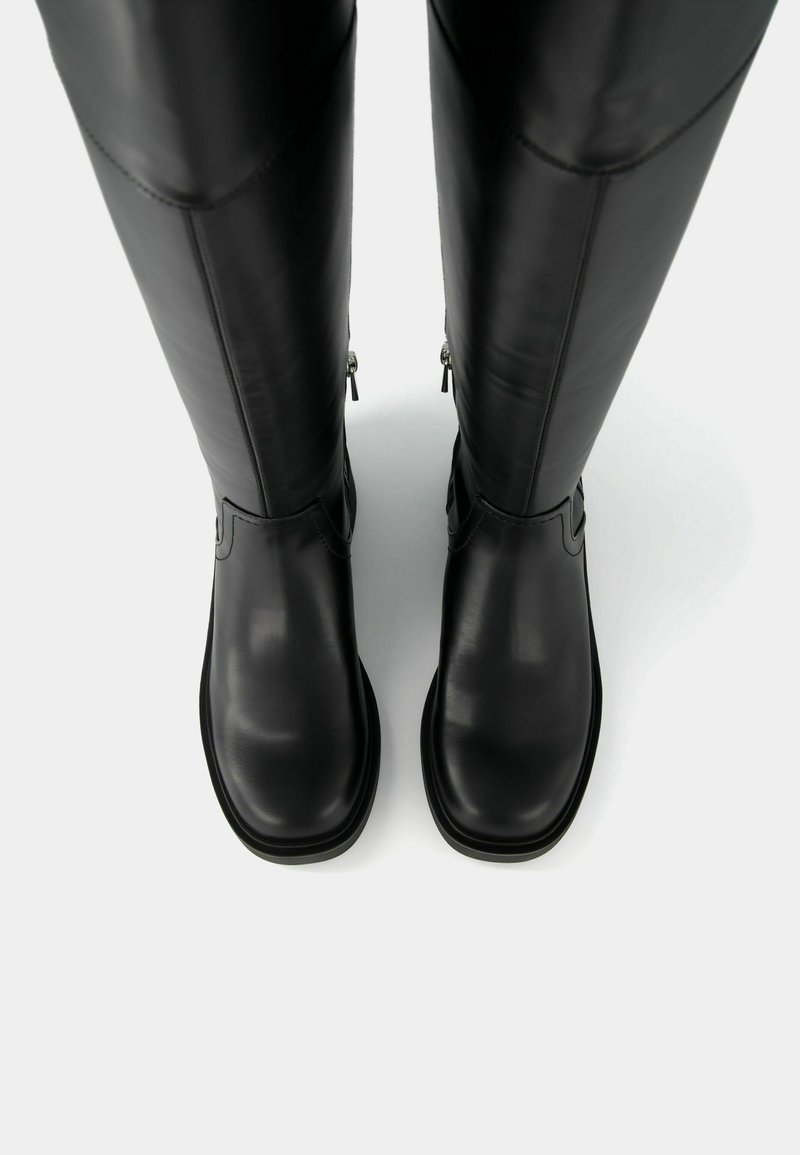 Bershka Bershka Cowboy/Biker boots - black Nur noch ein Tag übrig