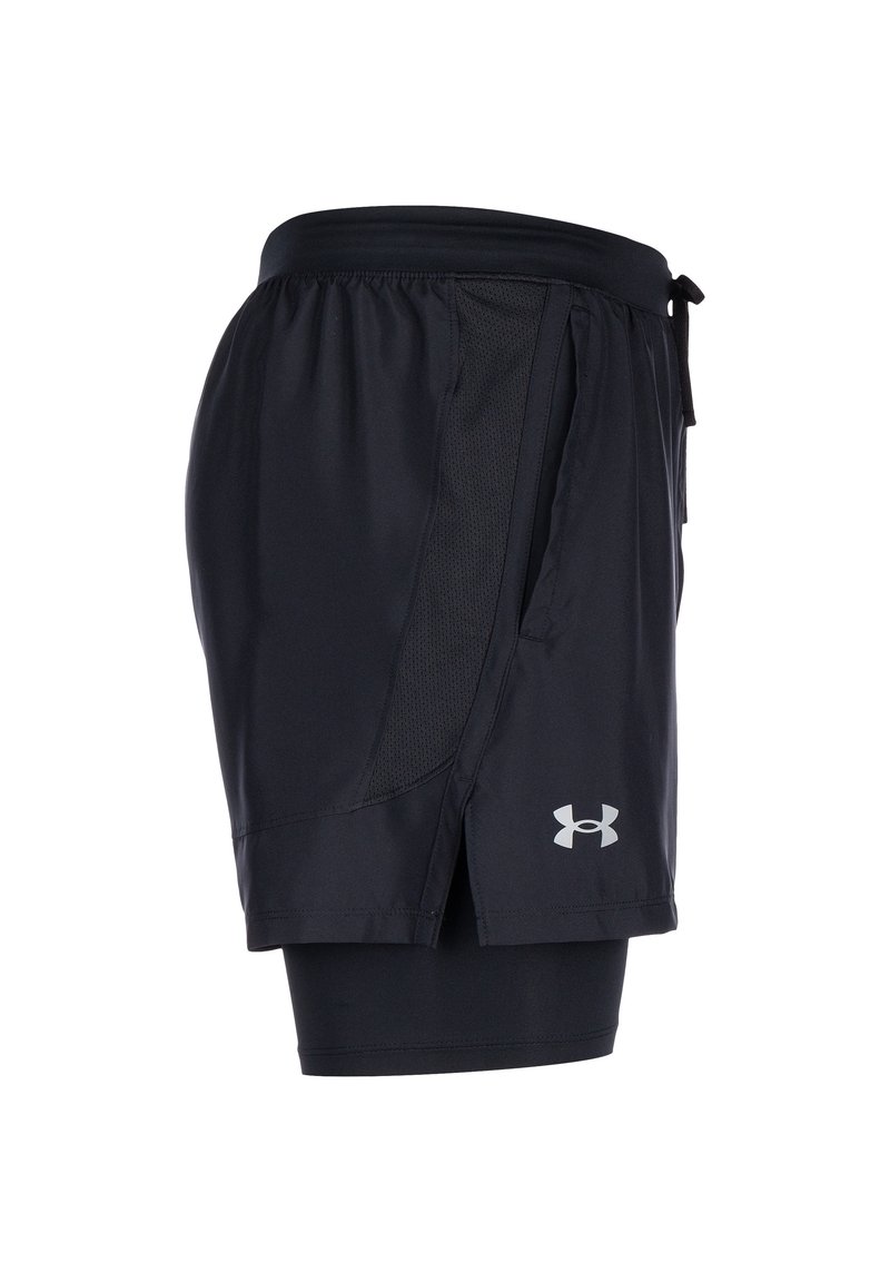Under Armour Under Armour LAUNCH SHORTS 2-IN-1 - Sports shorts - black black reflective Wochenangebot