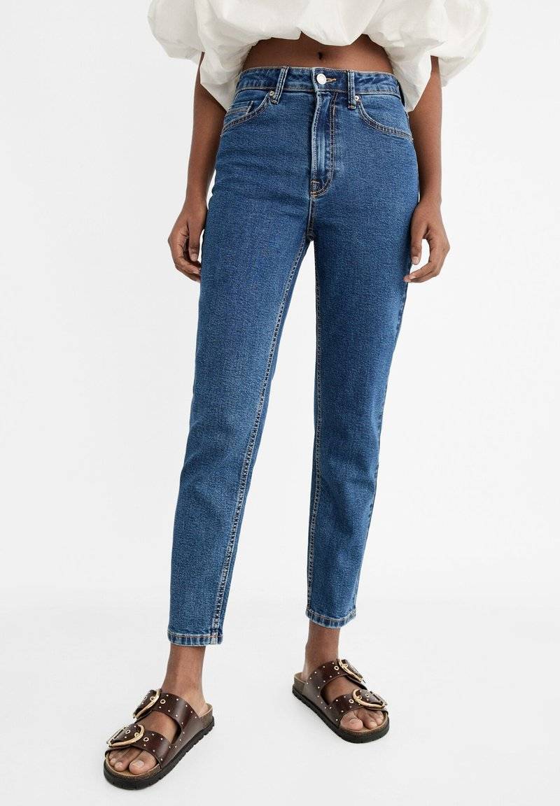 Stradivarius Stradivarius MOM - Relaxed fit jeans - raw denim
