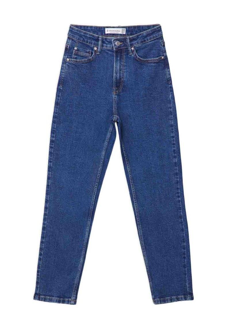 Stradivarius Stradivarius MOM - Relaxed fit jeans - raw denim Bis zu 55% Rabatt