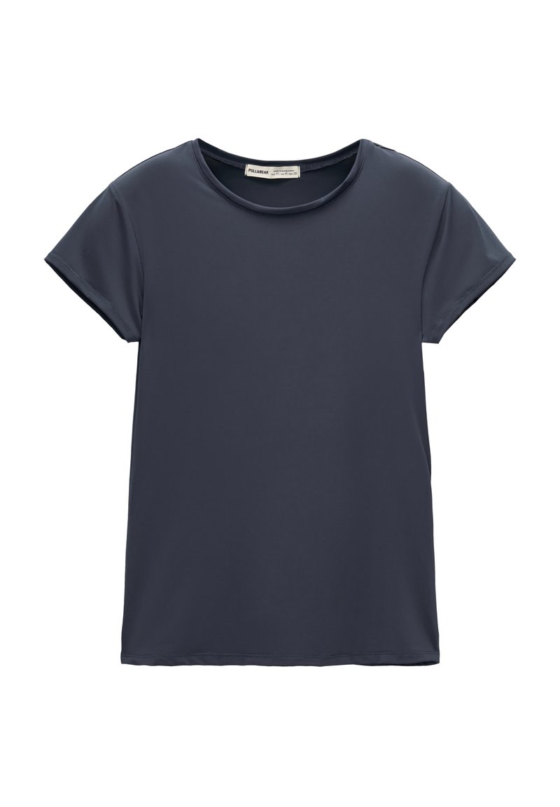 PULL&BEAR PULL&BEAR SHORT SLEEVE - Basic T-shirt - dark blue Discount Store für neue Produkte