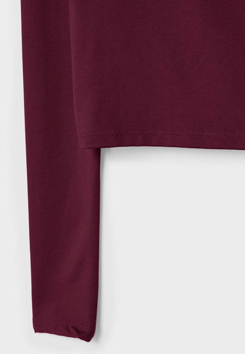 Stradivarius Stradivarius Long sleeved top - bordeaux Riesige Rabatte