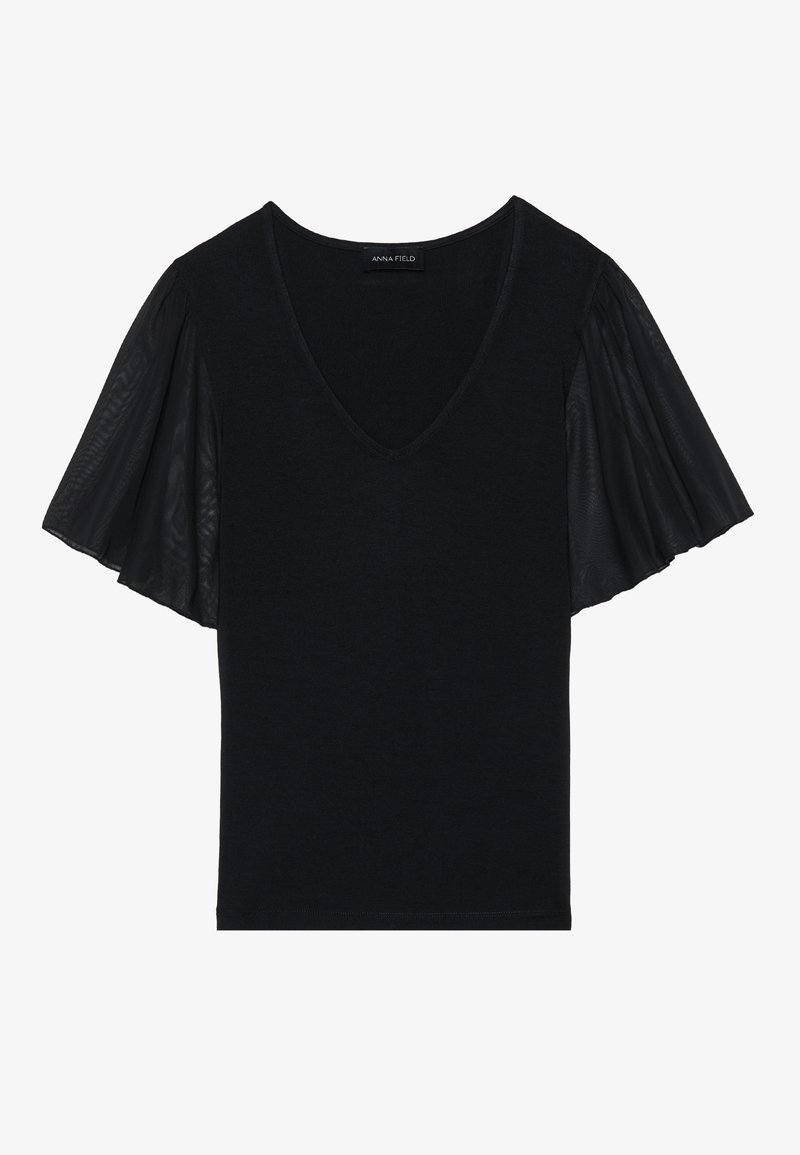 Anna Field Anna Field Print T-shirt - black Speichern exportieren