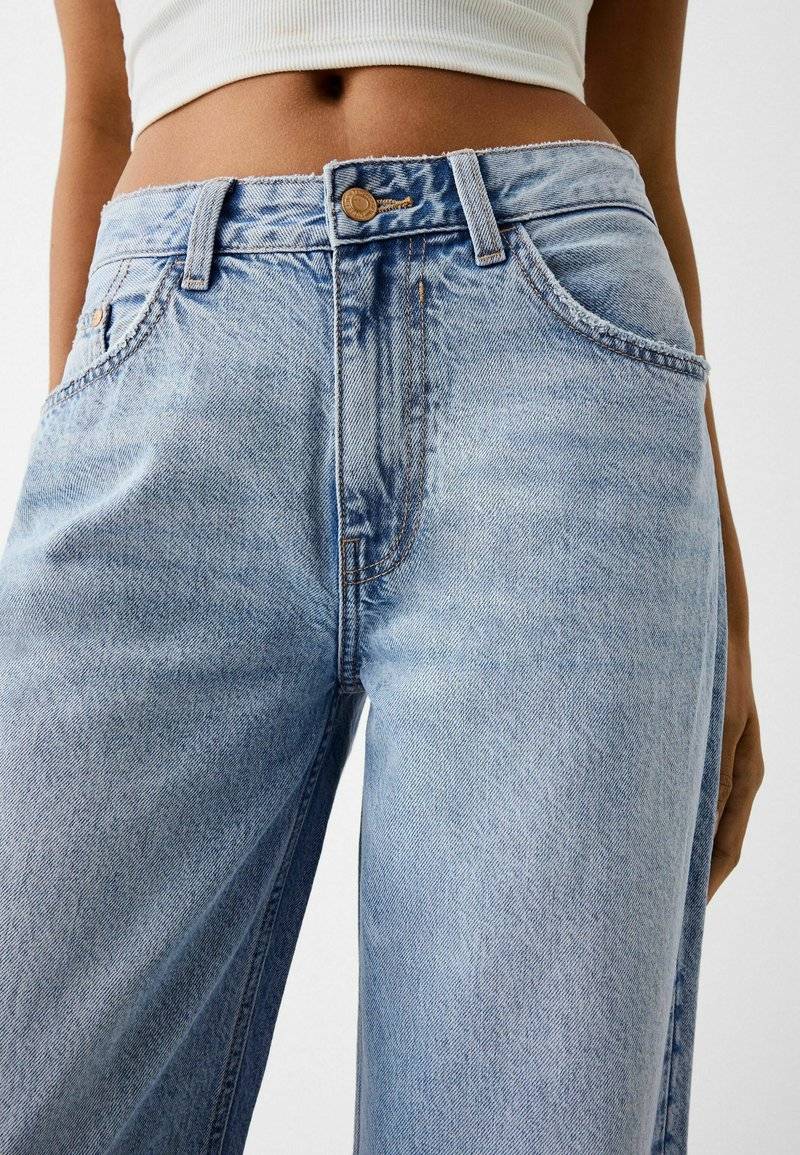 Bershka Bershka WIDE-LEG - Relaxed fit jeans Outlet