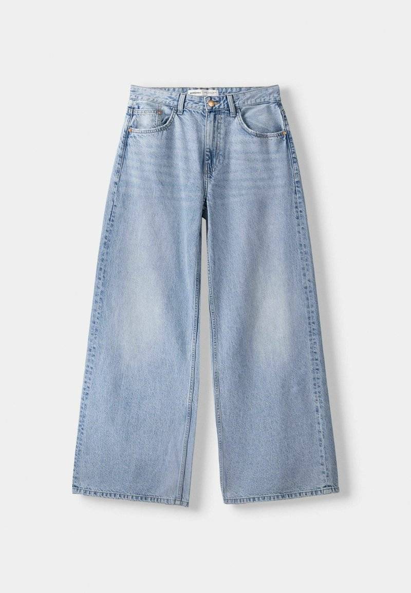 Bershka Bershka WIDE-LEG - Relaxed fit jeans Outlet