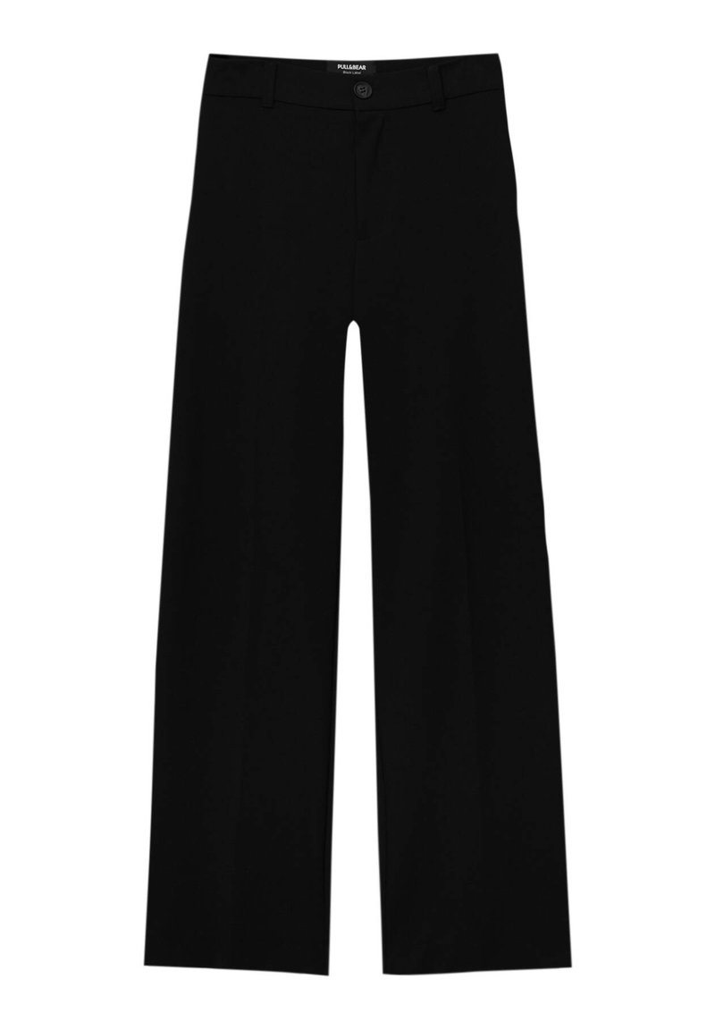 PULL&BEAR PULL&BEAR STRAIGHT - Trousers - black Auslauf