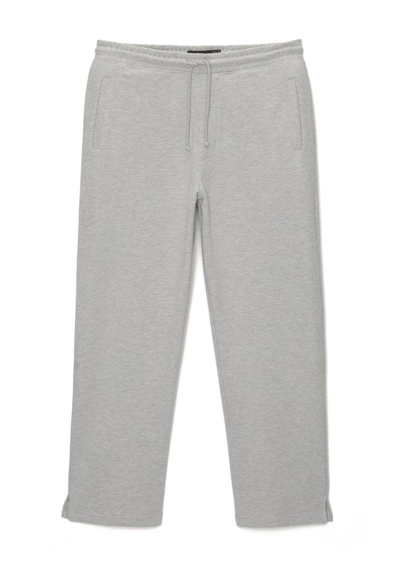 PULL&BEAR PULL&BEAR WIDE JOGGERS - Tracksuit bottoms - light grey Schlussverkauf