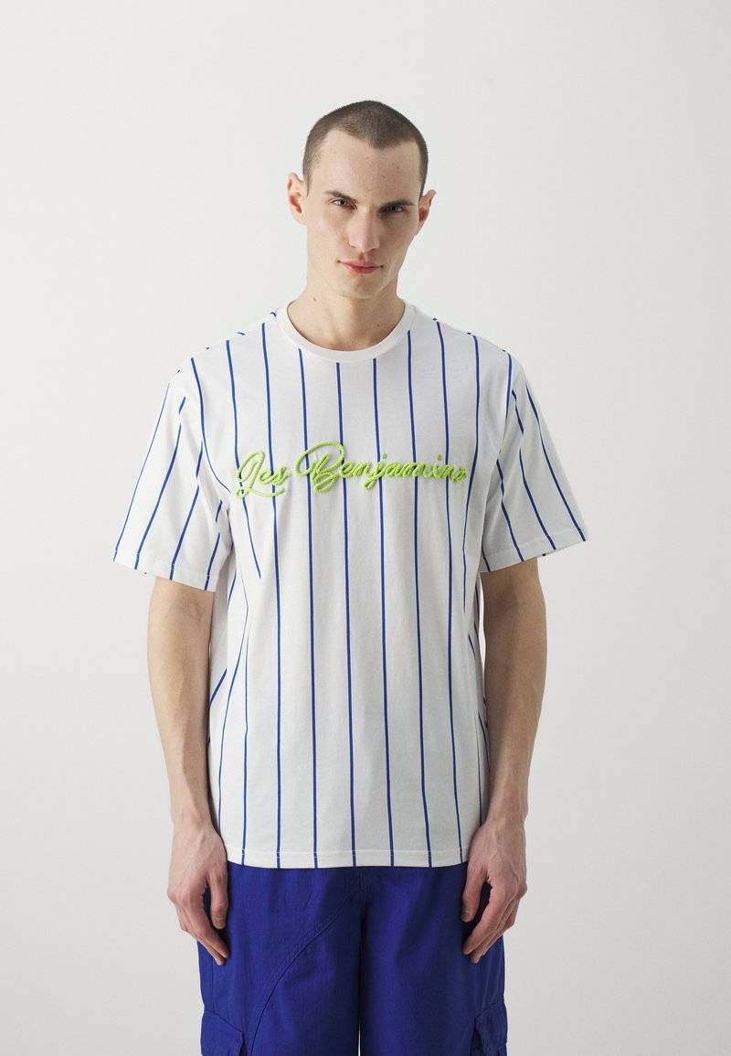 Les Benjamins Les Benjamins TEE UNISEX - Print T-shirt - white