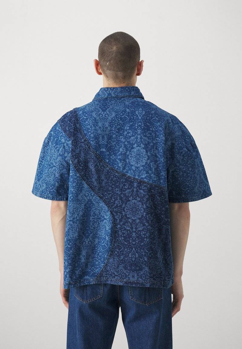 Les Benjamins Les Benjamins TEE UNISEX - Button-down blouse - blue Kostenloser Versand
