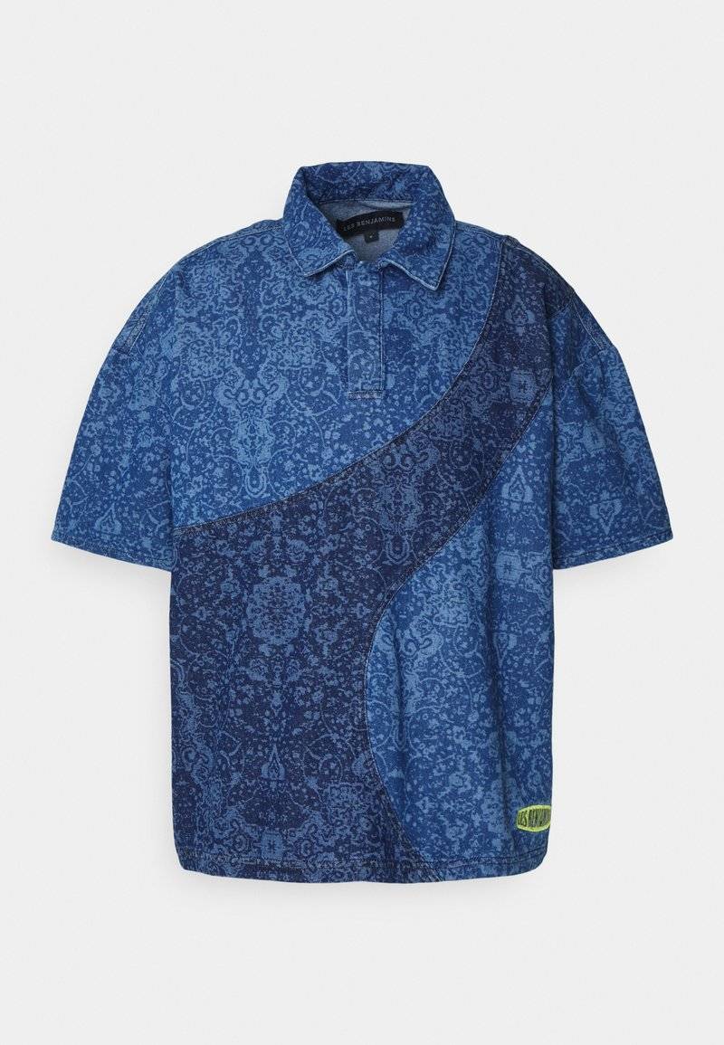 Les Benjamins Les Benjamins TEE UNISEX - Button-down blouse - blue Kostenloser Versand