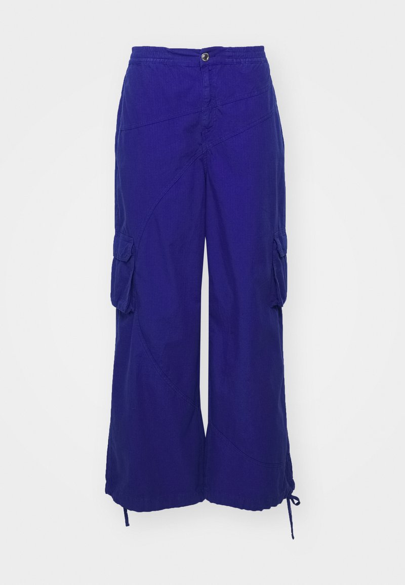 Les Benjamins Les Benjamins PANT UNISEX - Cargo trousers - blue Versandkostenfrei
