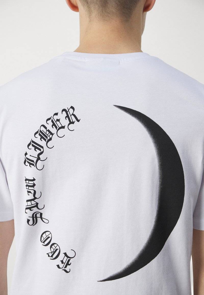 Han Kjøbenhavn Han Kjøbenhavn SHADOWS MOON REGULAR TEE UNISEX - Print T-shirt - white Muttertagsangebot