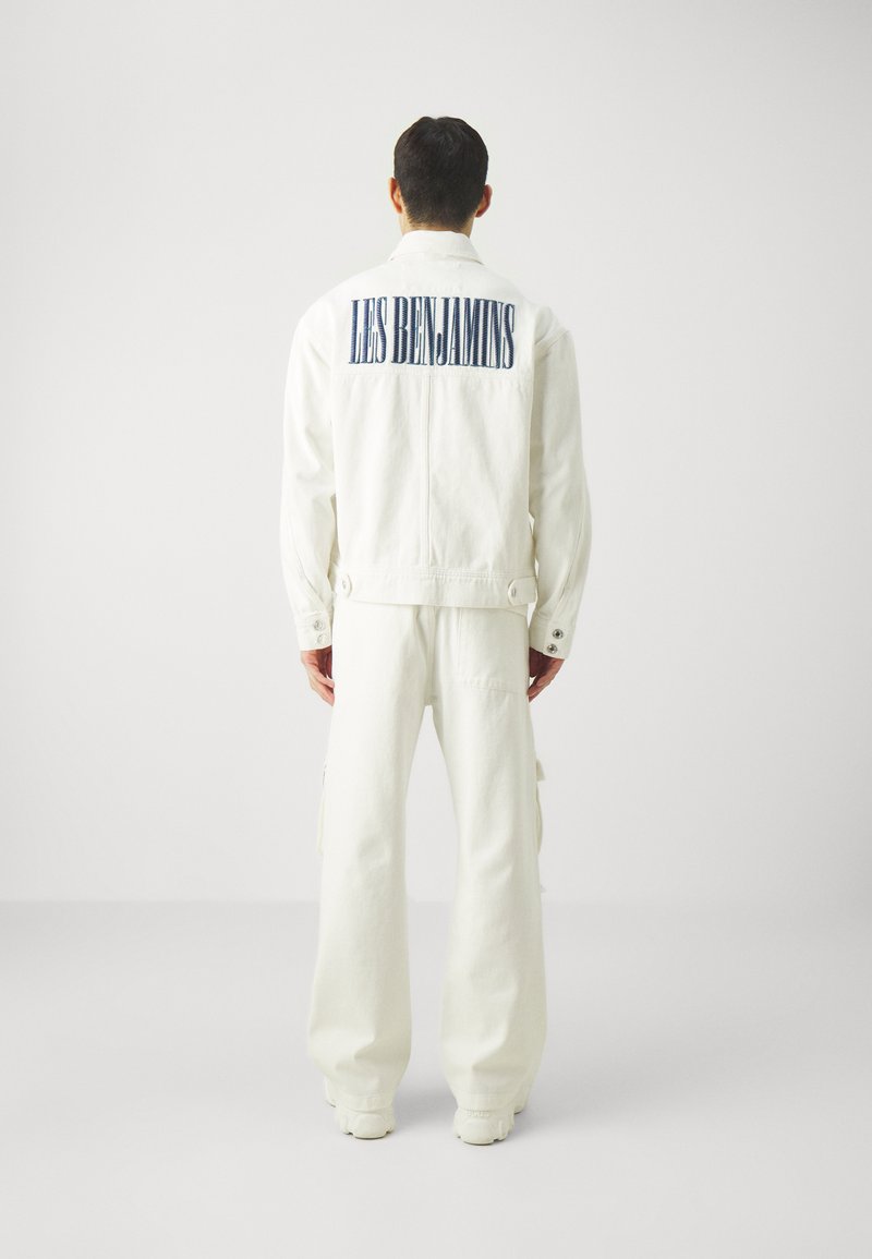 Les Benjamins Les Benjamins JACKET UNISEX - Denim jacket - white Online Outlet