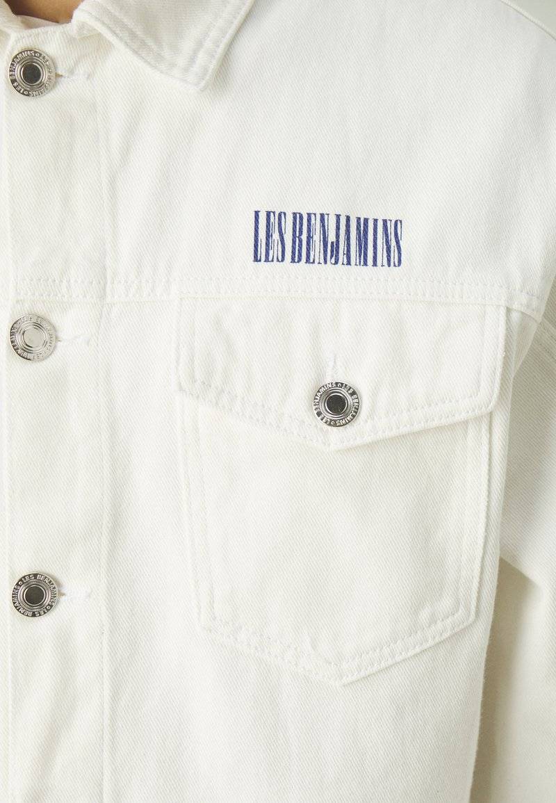 Les Benjamins Les Benjamins JACKET UNISEX - Denim jacket - white Online Outlet