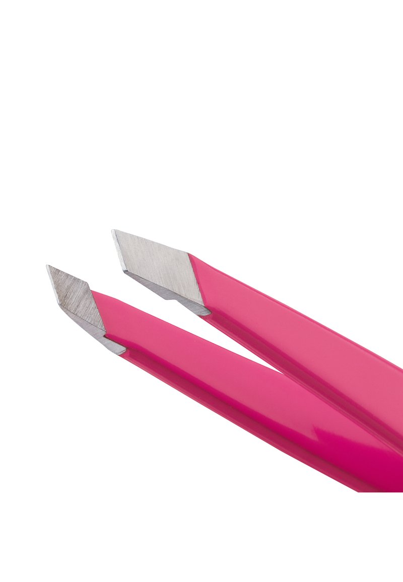 TWEEZERMAN TWEEZERMAN MINI SLANT TWEEZER - Hair removal tool - pink Räumungsverkauf