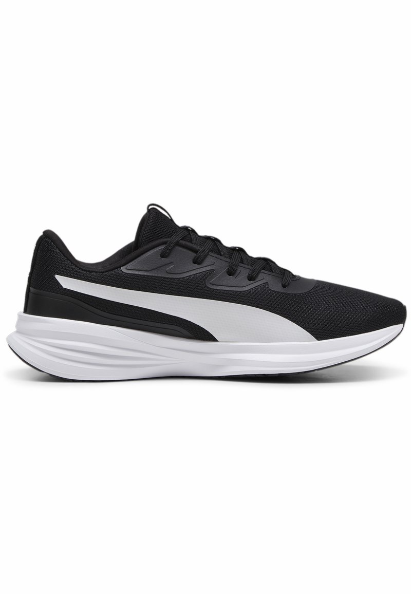 Puma Puma NIGHT RUNNER - Stability running shoes - black white Sonderangebot