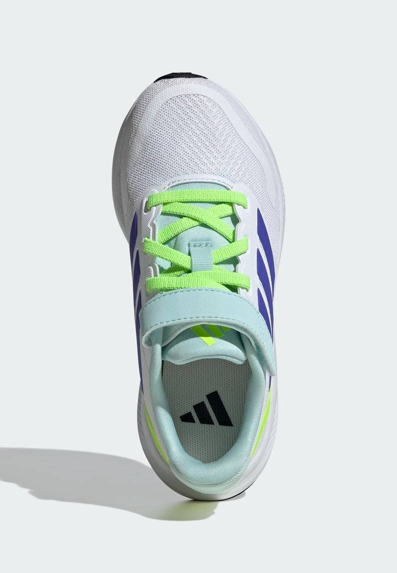 adidas Performance adidas Performance RUNFALCON 5 UNISEX - Neutral running shoes - cloud white blue lucid lemon Osterangebot