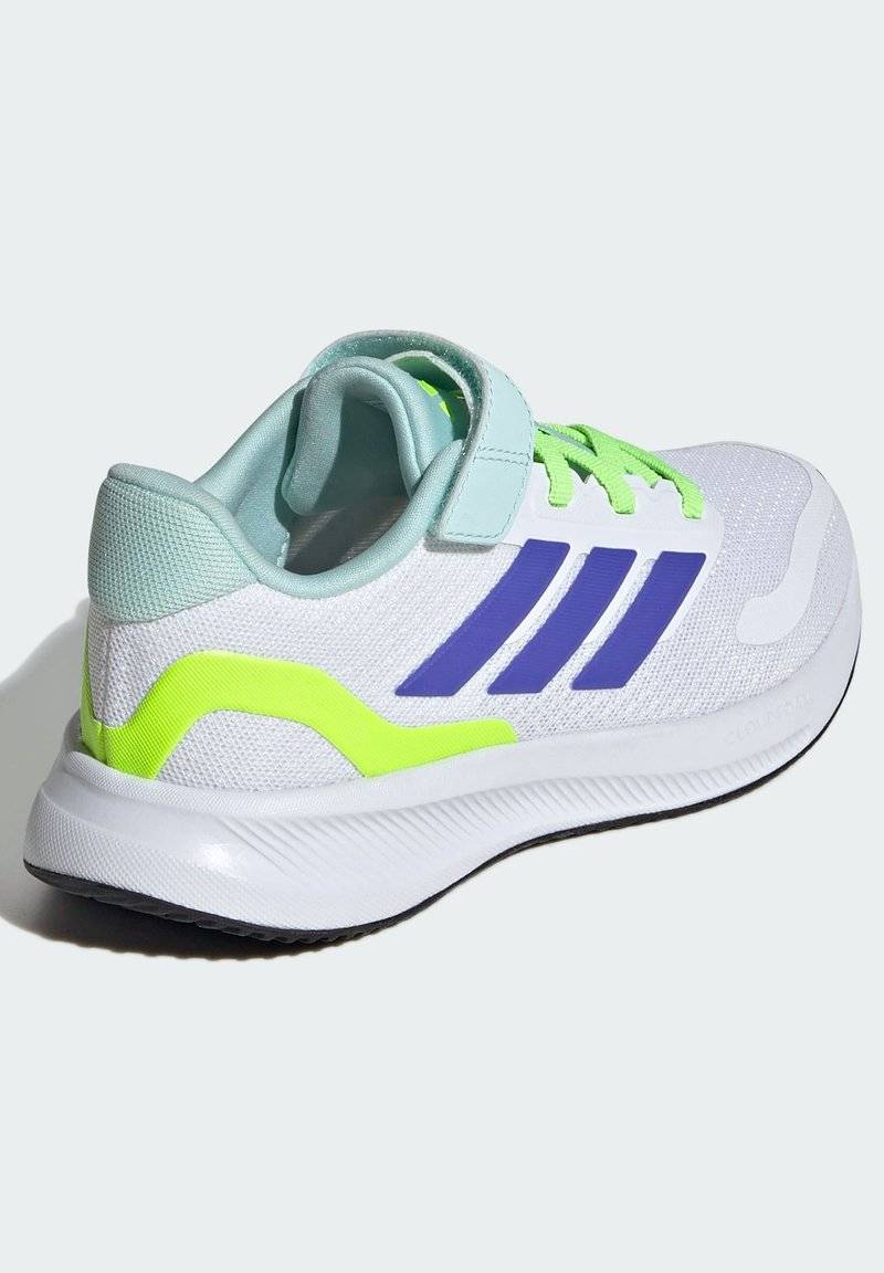 adidas Performance adidas Performance RUNFALCON 5 UNISEX - Neutral running shoes - cloud white blue lucid lemon Osterangebot