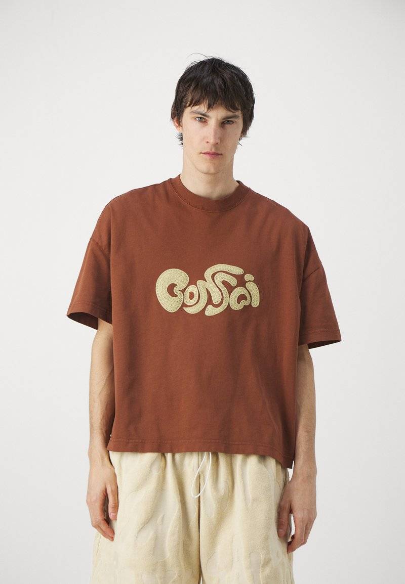 Bonsai Bonsai OVERSIZE TEE EMBRODERY GRAPHIC UNISEX - Print T-shirt - glazed ginger Begrenzte Freigabe