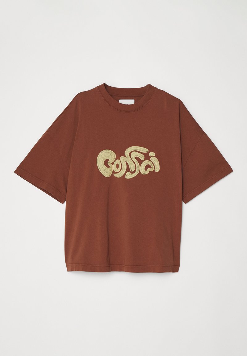 Bonsai Bonsai OVERSIZE TEE EMBRODERY GRAPHIC UNISEX - Print T-shirt - glazed ginger Begrenzte Freigabe