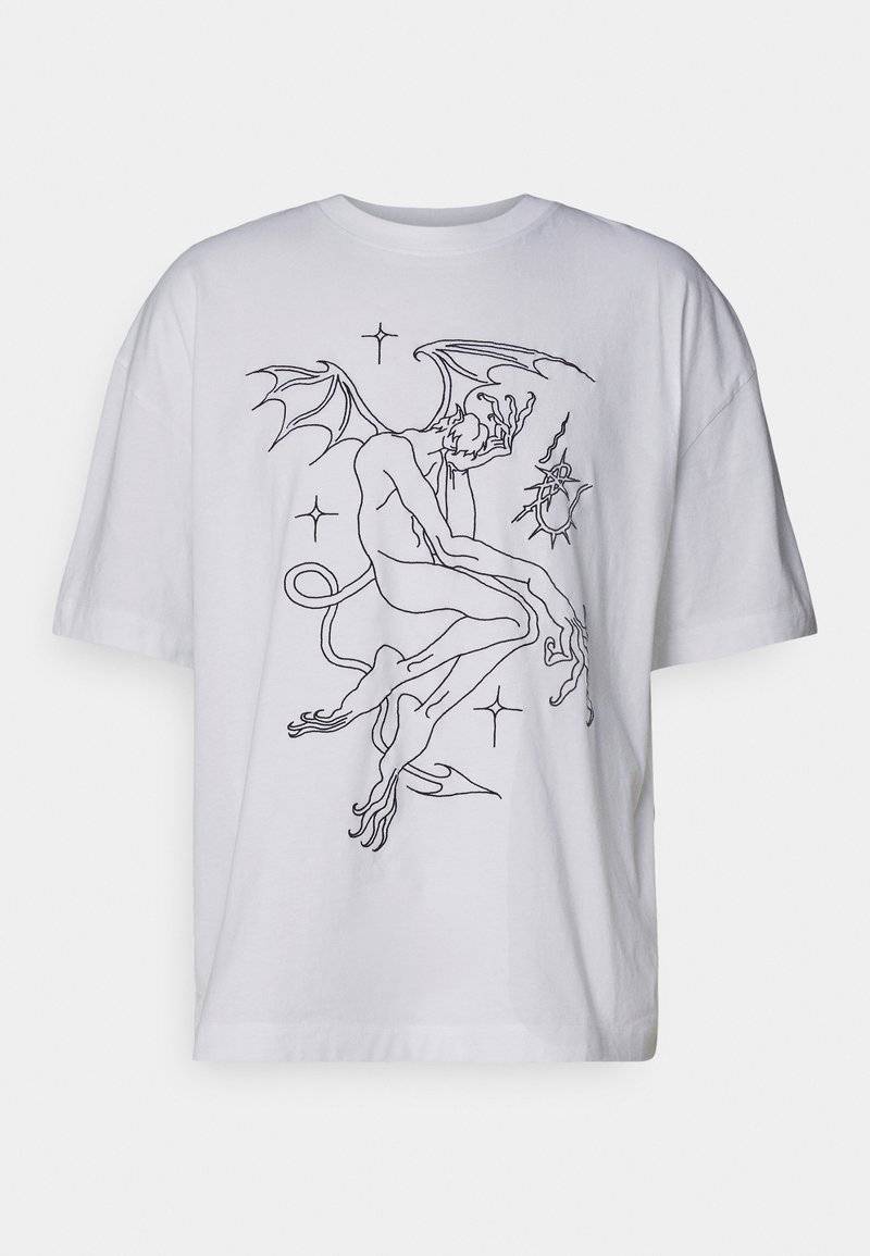 Études Études SPIRIT GUARDIAN UNISEX - Print T-shirt - white Zeitbegrenzte Promotion