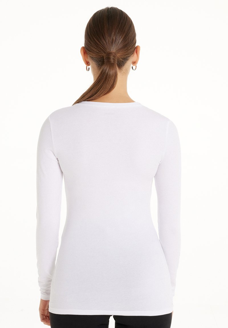 Tezenis Tezenis STRETCH ROUND-NECK - Long sleeved top - bianco Sonderangebot der Fabrik