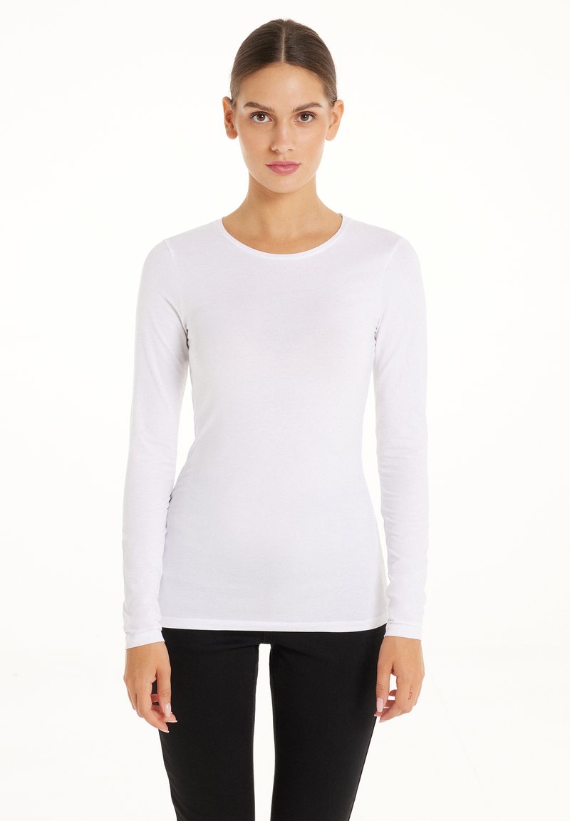 Tezenis Tezenis STRETCH ROUND-NECK - Long sleeved top - bianco Sonderangebot der Fabrik