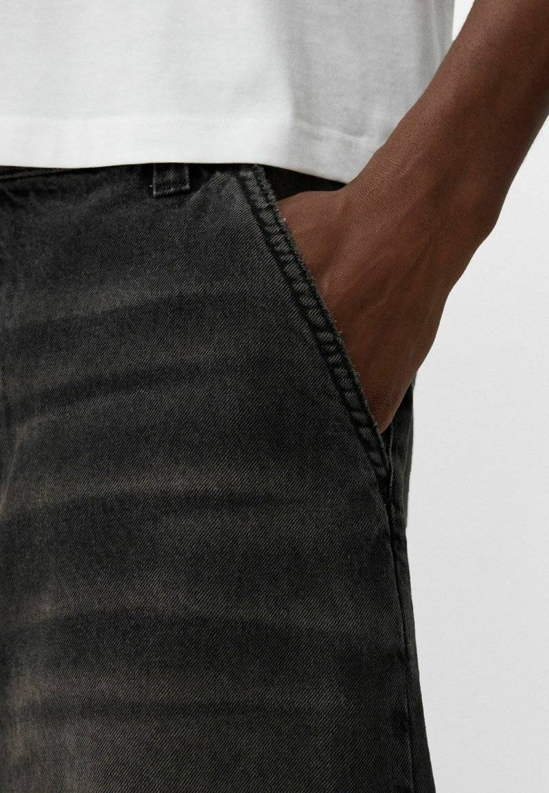 Bershka Bershka Relaxed fit jeans - black denim Riesige Rabatte