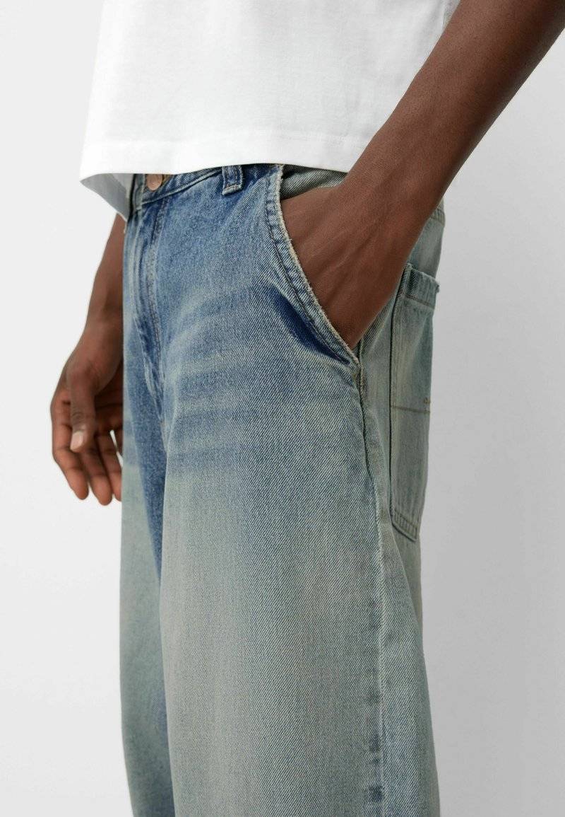 Bershka Bershka Relaxed fit jeans - blue grey im Angebot