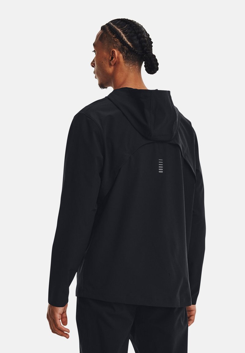 Under Armour Under Armour OUT THE STORM - Running jacket - black jet gray reflective Exklusive Angebote