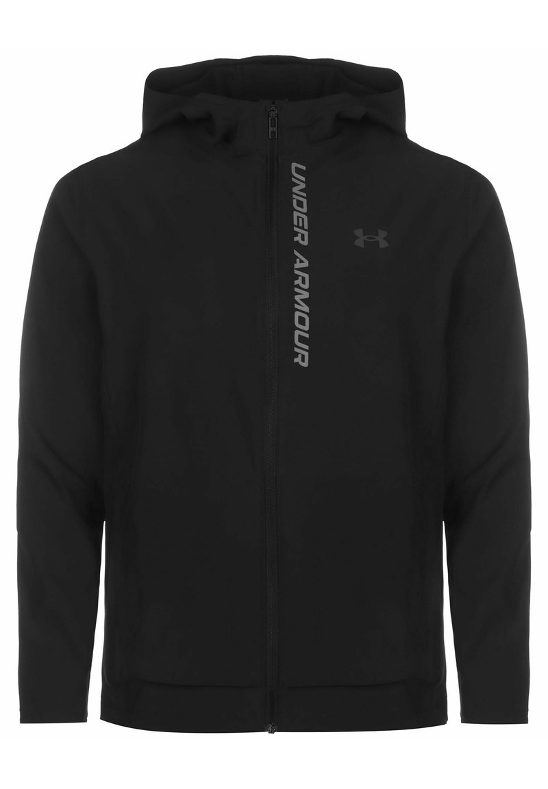Under Armour Under Armour OUT THE STORM - Running jacket - black jet gray reflective Exklusive Angebote
