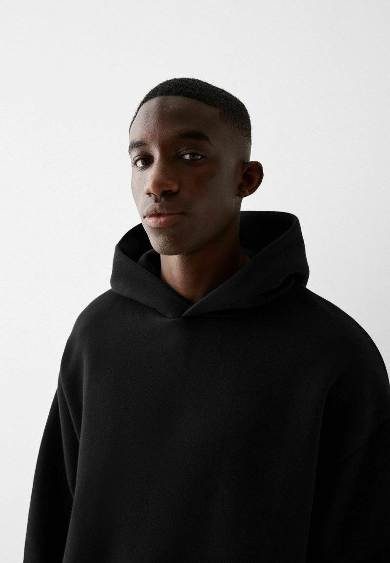 Bershka Bershka Sweatshirt - black denim Vierteljährliche Förderung