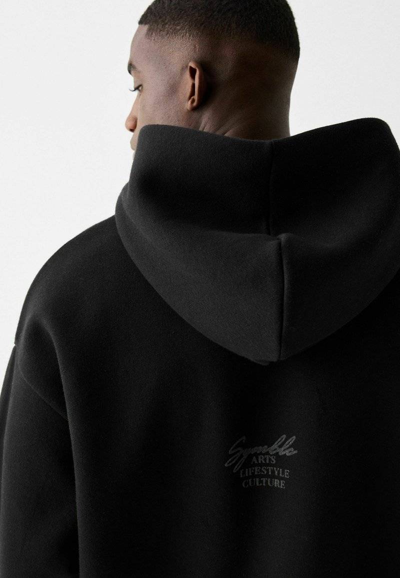 Bershka Bershka Sweatshirt - black denim Vierteljährliche Förderung