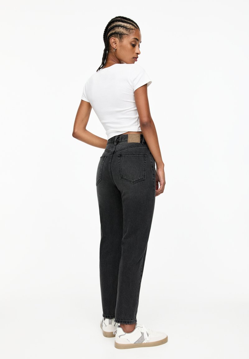 PULL&BEAR PULL&BEAR MOM - Slim fit jeans - dark grey Discount Store für neue Produkte