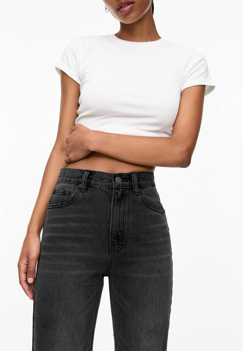 PULL&BEAR PULL&BEAR MOM - Slim fit jeans - dark grey Discount Store für neue Produkte