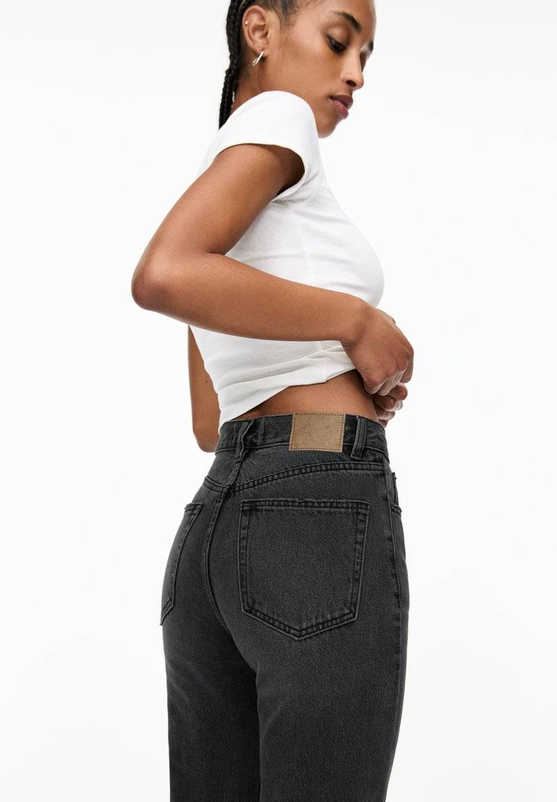 PULL&BEAR PULL&BEAR MOM - Slim fit jeans - dark grey Discount Store für neue Produkte