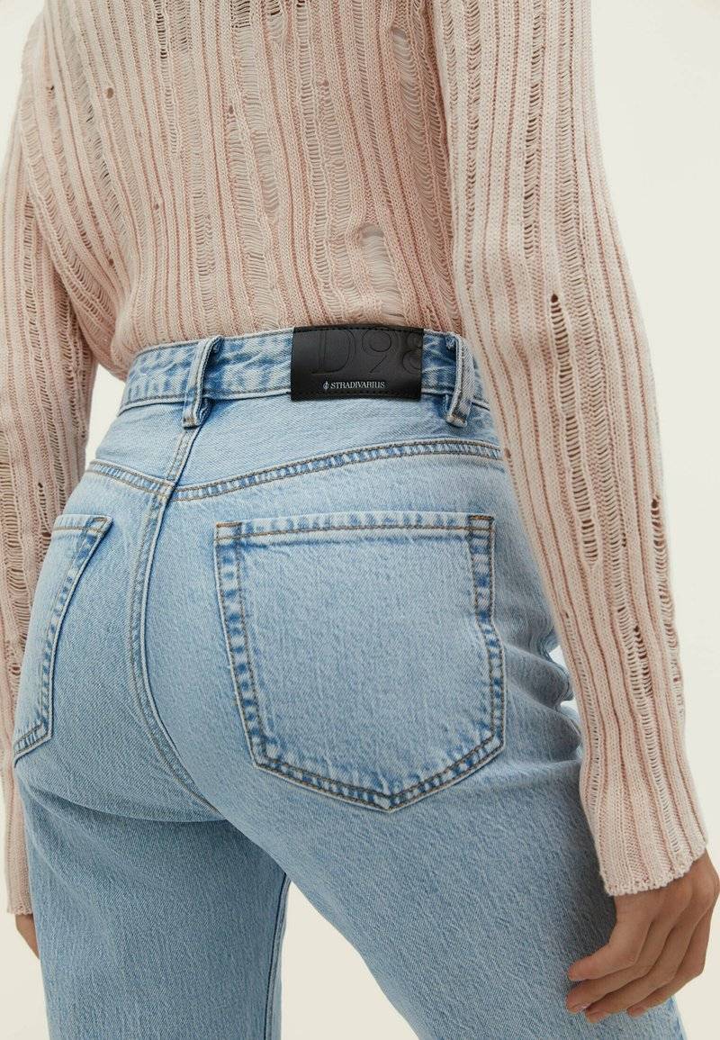 Stradivarius Stradivarius VINTAGE - Straight leg jeans - blue denim Nur noch ein Tag übrig