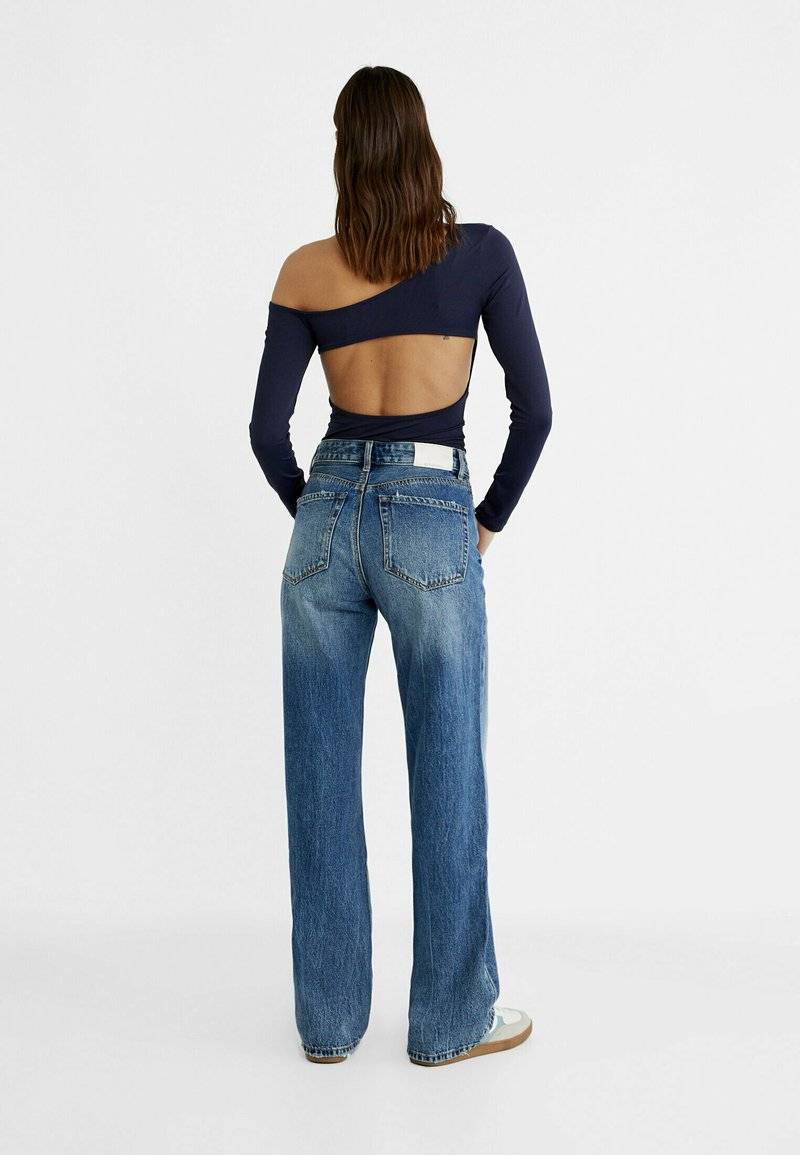 Stradivarius Stradivarius Straight leg jeans - blue Im Verkauf