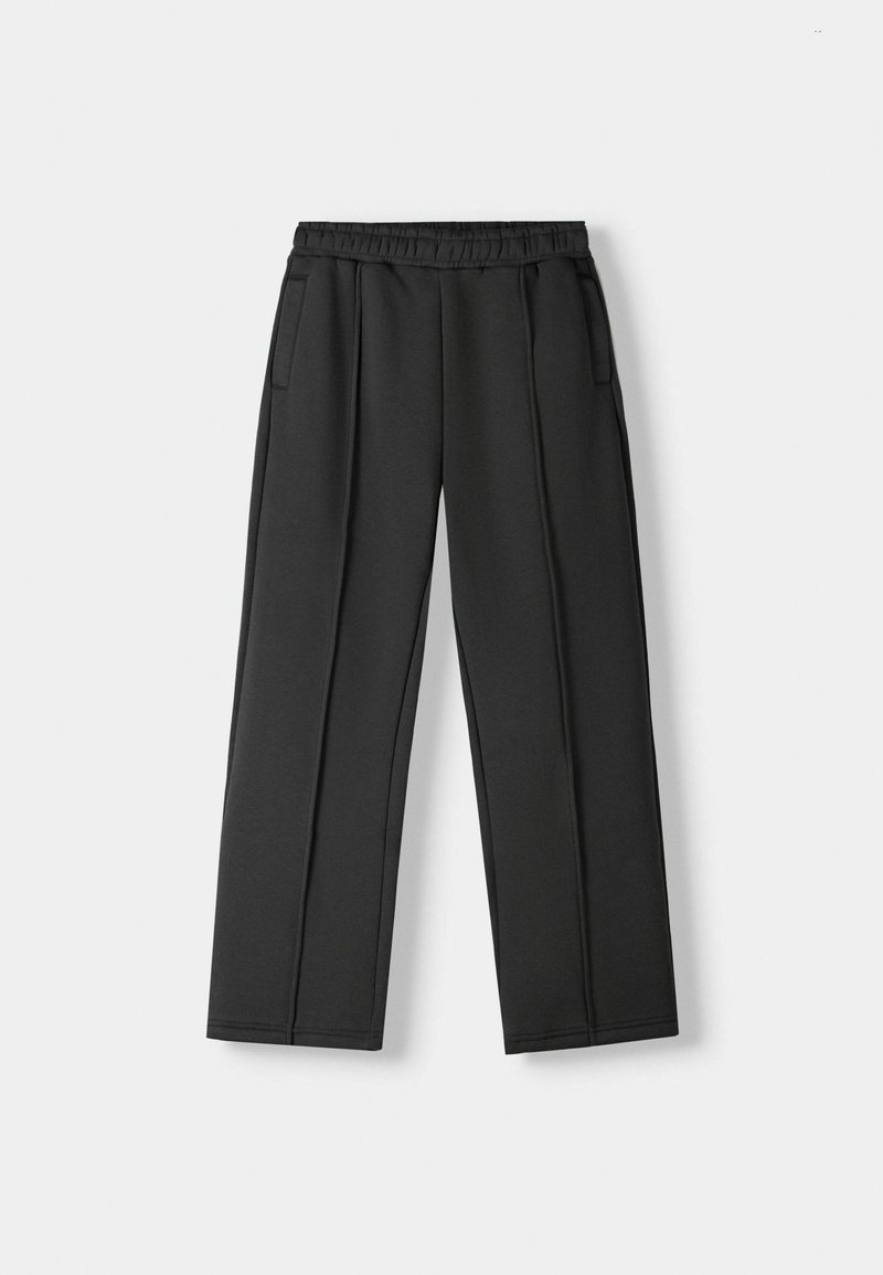 Bershka Bershka WIDE - Tracksuit bottoms - dark grey 2025