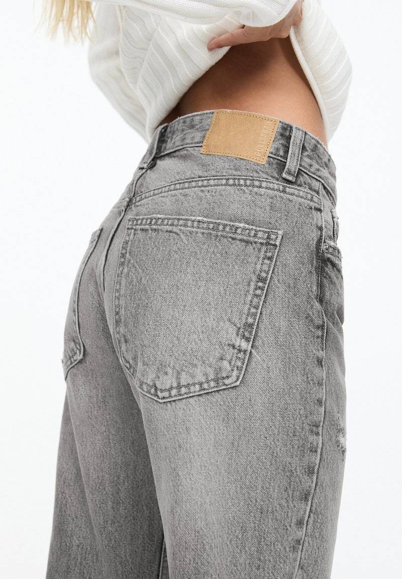 PULL&BEAR PULL&BEAR MID - Straight leg jeans - grey Angebote