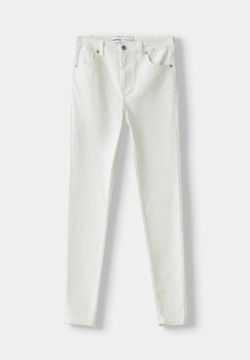 Bershka Bershka SUPER - Jeans Skinny Fit - white im Angebot