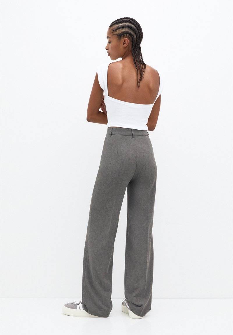 PULL&BEAR PULL&BEAR SMART SEAMED - Trousers - grey Fabrikverkauf