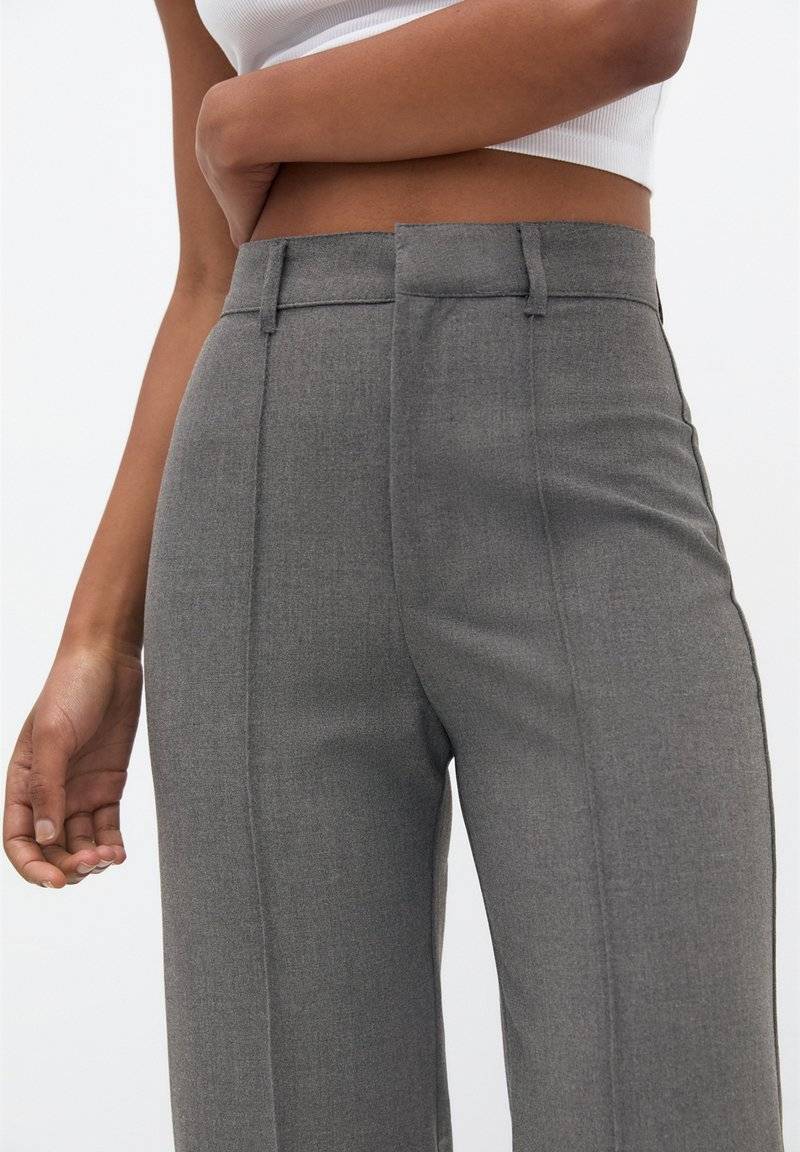 PULL&BEAR PULL&BEAR SMART SEAMED - Trousers - grey Fabrikverkauf