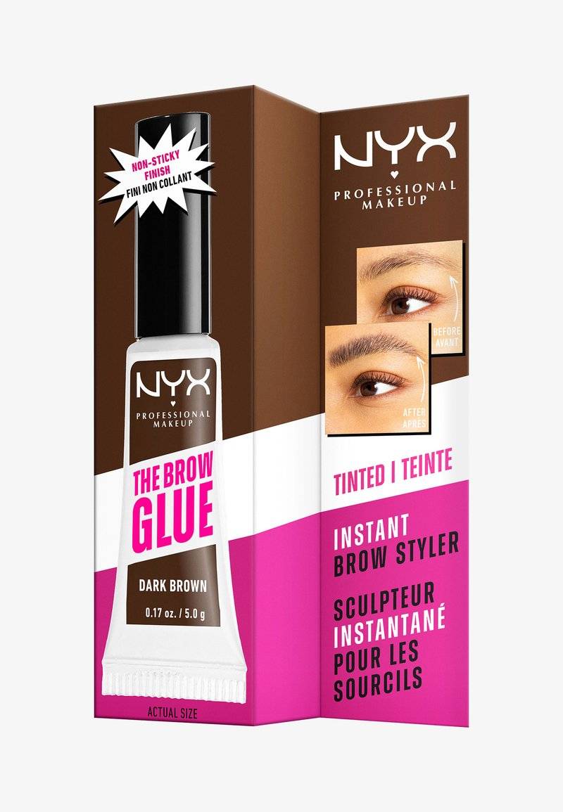 NYX Professional Makeup NYX Professional Makeup THE BROW GLUE INSTANT STYLER - Eyebrow gel - Cool Brown Rabatt