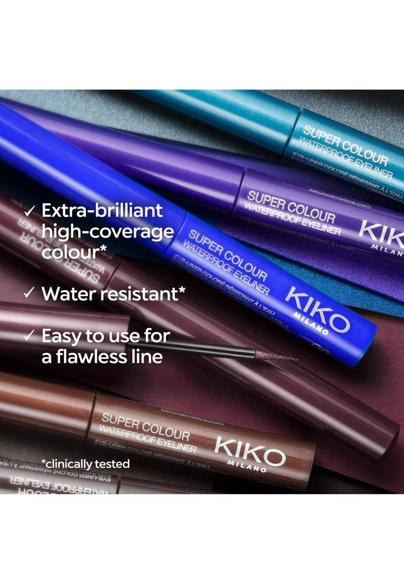 KIKO Milano KIKO Milano SUPER COLOUR WATERPROOF EYELINER - Eyeliner - 07 burgundy Großer Ausverkauf