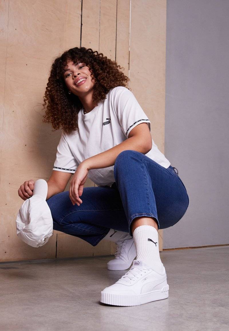 Puma Puma CARINA LIFT - Trainers - white