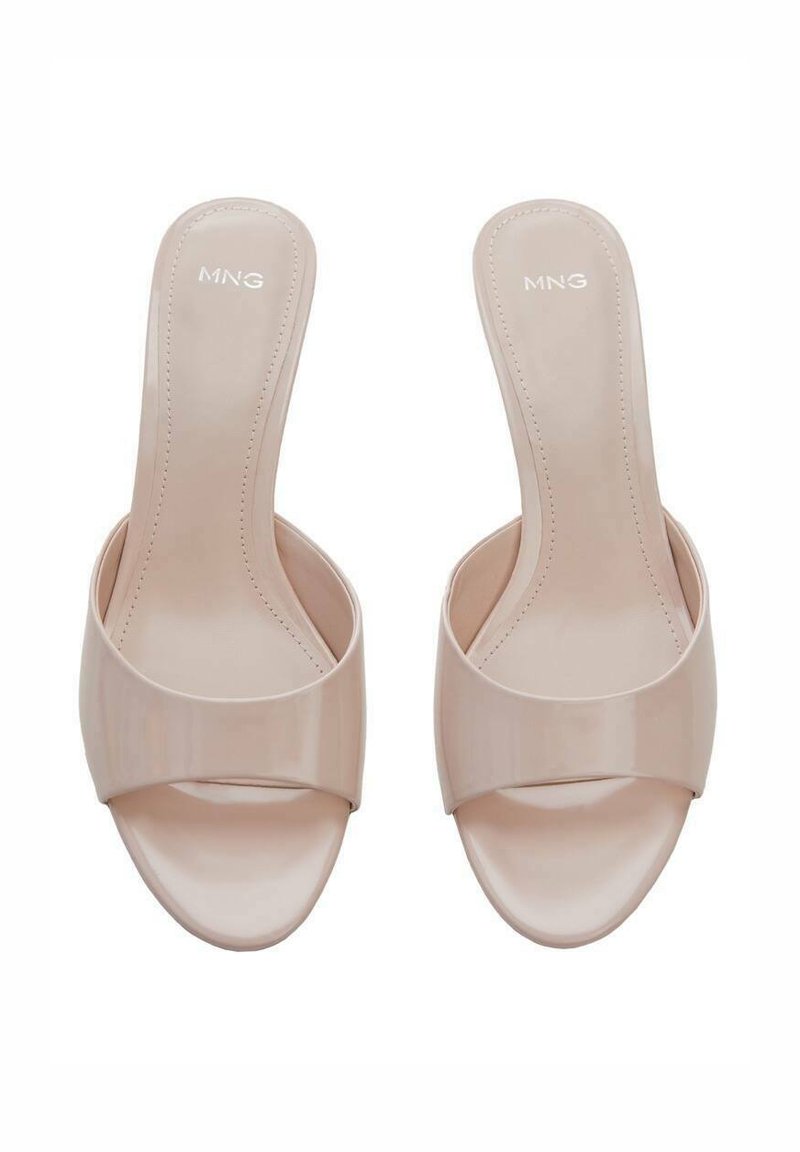 Mango Mango LOW - Heeled mules - nude Kauf eins, bekomm eins gratis