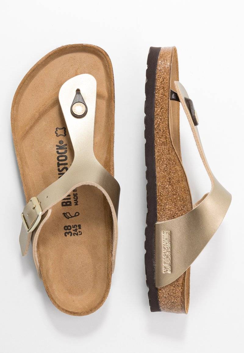 Birkenstock Birkenstock GIZEH BF REGULAR - Slippers - gold Tägliche Deals