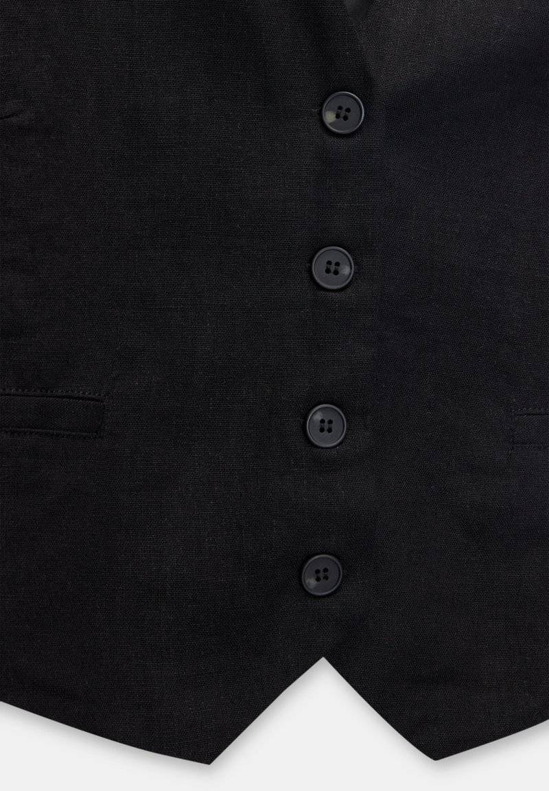 PULL&BEAR PULL&BEAR BASIC RUSTIC - Waistcoat - black Outlet